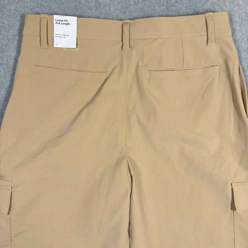 Jordan Golf Repel Cargo Pants Mens 34x30 Khaki Tan Loose Fit NWT